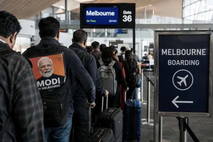 Modi Frenzy Grips Melbourne as 20,000 Fans Flock