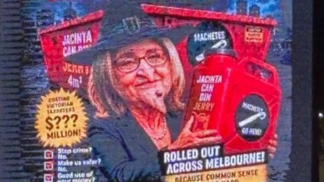  Sexist Billboard Slams Victorian Premier as "Witch" in Outrageous Attack - Second Image