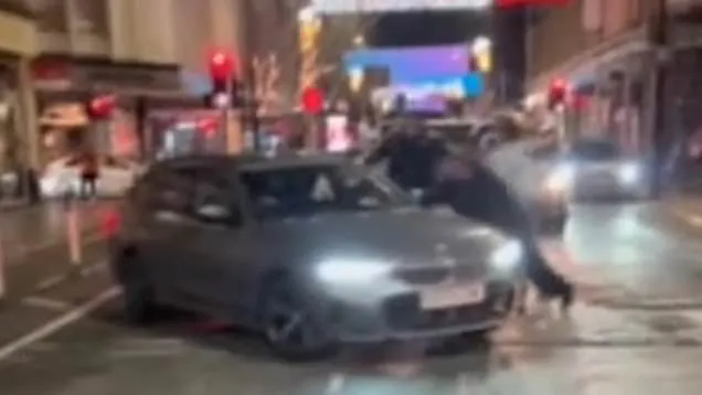 BMW Ploughs Through Wonderland Crowds South of Brisbane