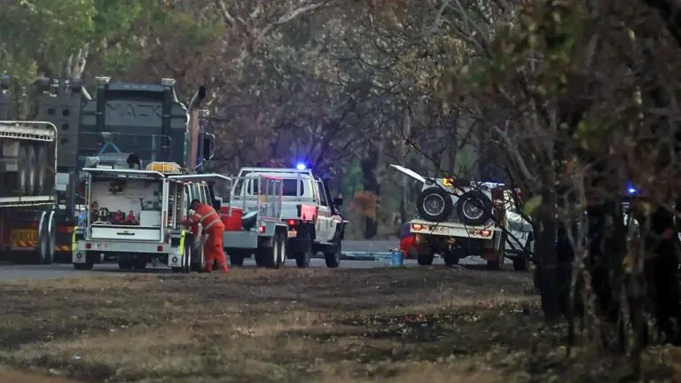 Five Dead in Fiery Crash on Remote Highway