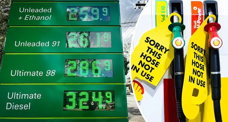 Diesel Prices in Australia About To Go Vertical