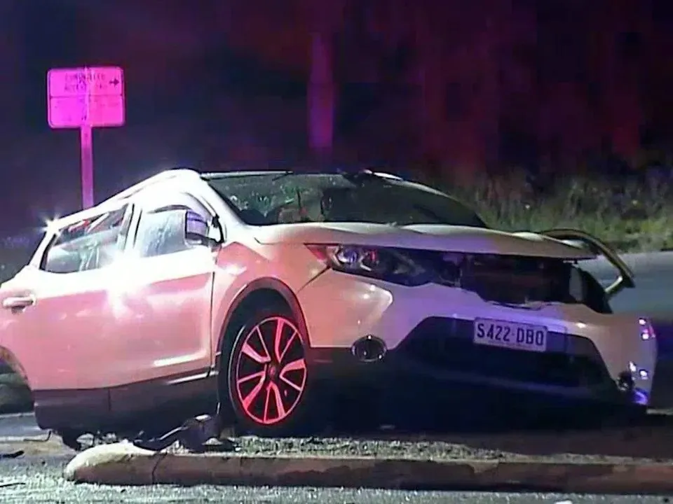 Bloody Crash Slices Car in Half, One Woman Dead