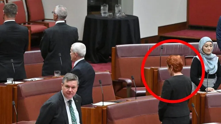 One Nation Senators Spark Fury With Back-Turning Stunt in Senate Chamber