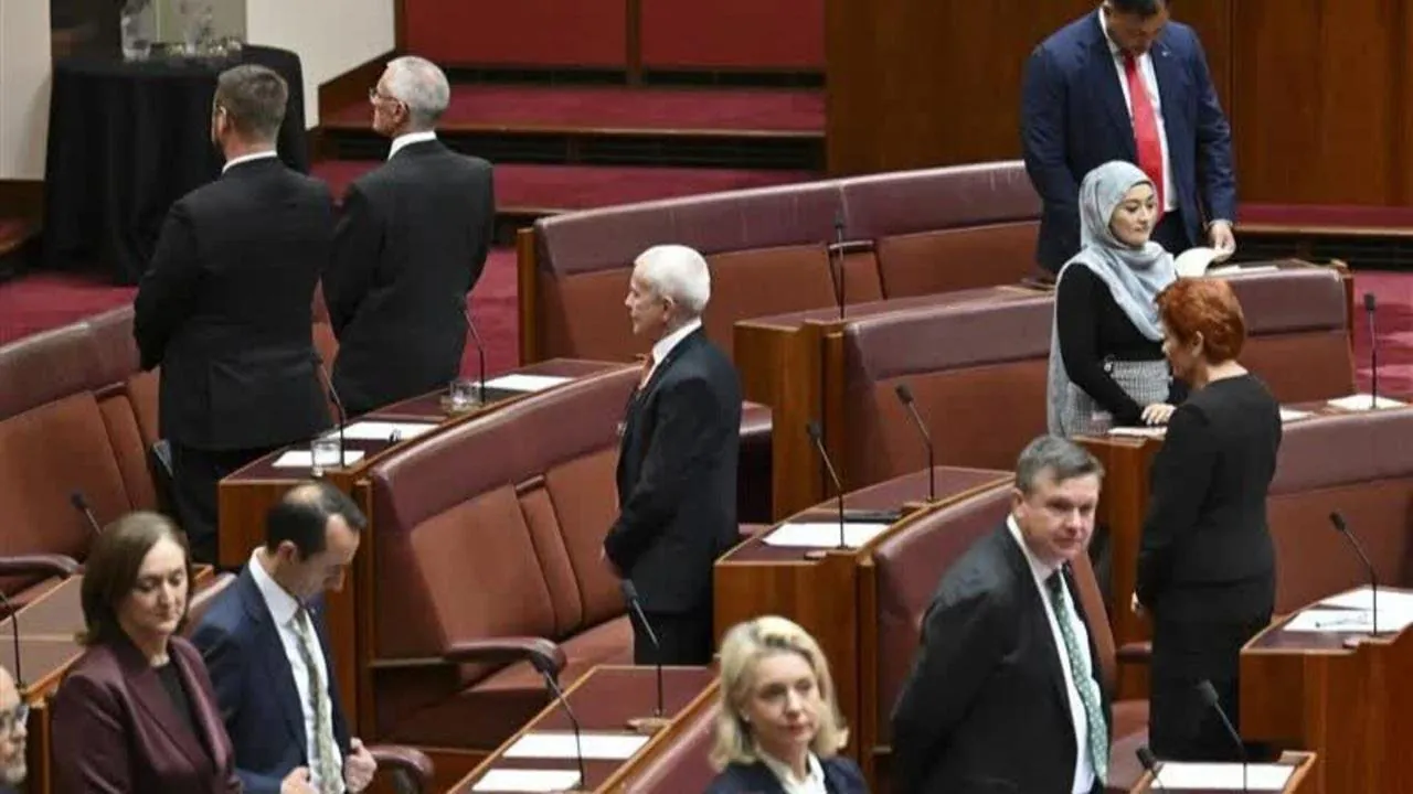 One Nation Senators Spark Fury With Back-Turning Stunt in Senate Chamber - Second Image