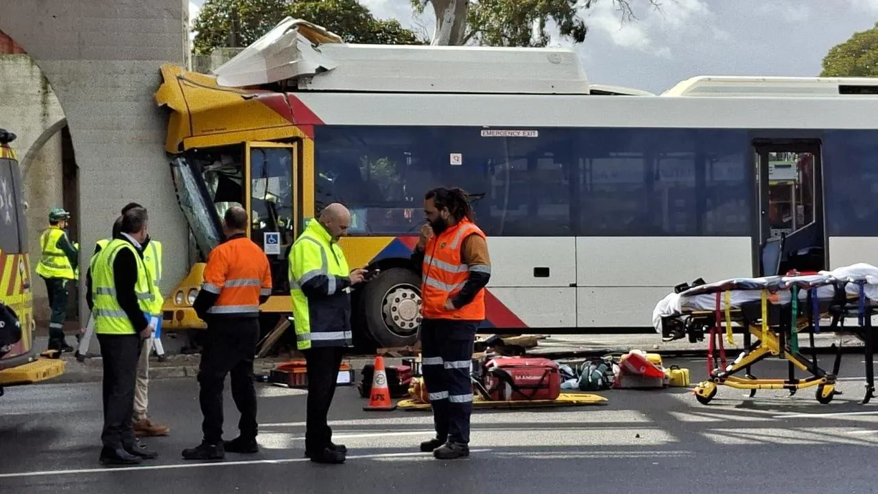 Bus Driver Trapped for Hour After Horror Smash in Port Adelaide - Second Image