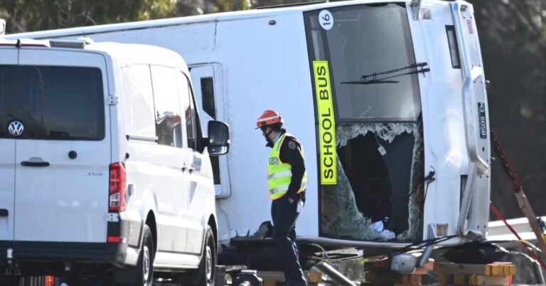 School Bus Tragedy 12-Year-Old Girl Killed, 15 Injured in Horror Crash