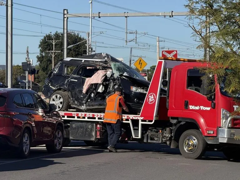 Aussie Driver Survives Train Smash