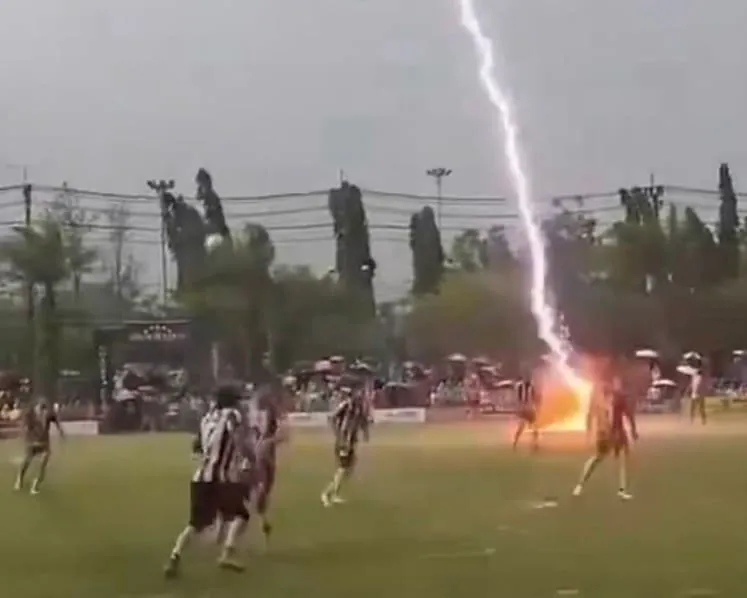 Lightning Bolt Kills Young Footballer