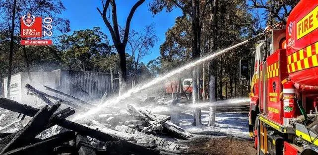 Fire Trucks Burn Down, 19 Assessed as Planned Hazard Reduction Turns to Chaos