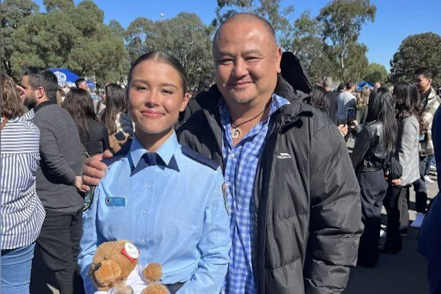 Father Mourns 20-Year-Old Constable Daughter Killed in Car Crash