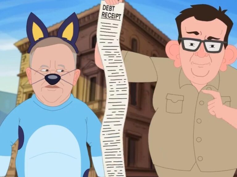 Hanson Shrugs Off Cartoons Dragging Bluey Into Car Crashes And Bashings