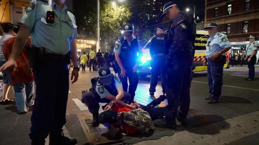 Sydney Protest Turns Bloody Amid Police Brutality Allegations - Second Image