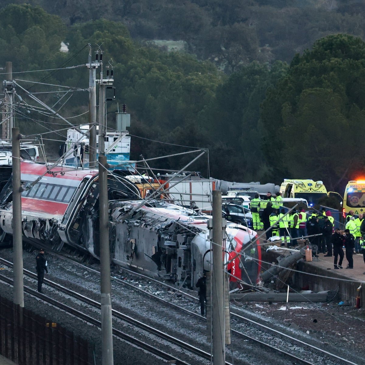 Spain Bullet Train Crash Kills 68 After Computer Glitch - Second Image