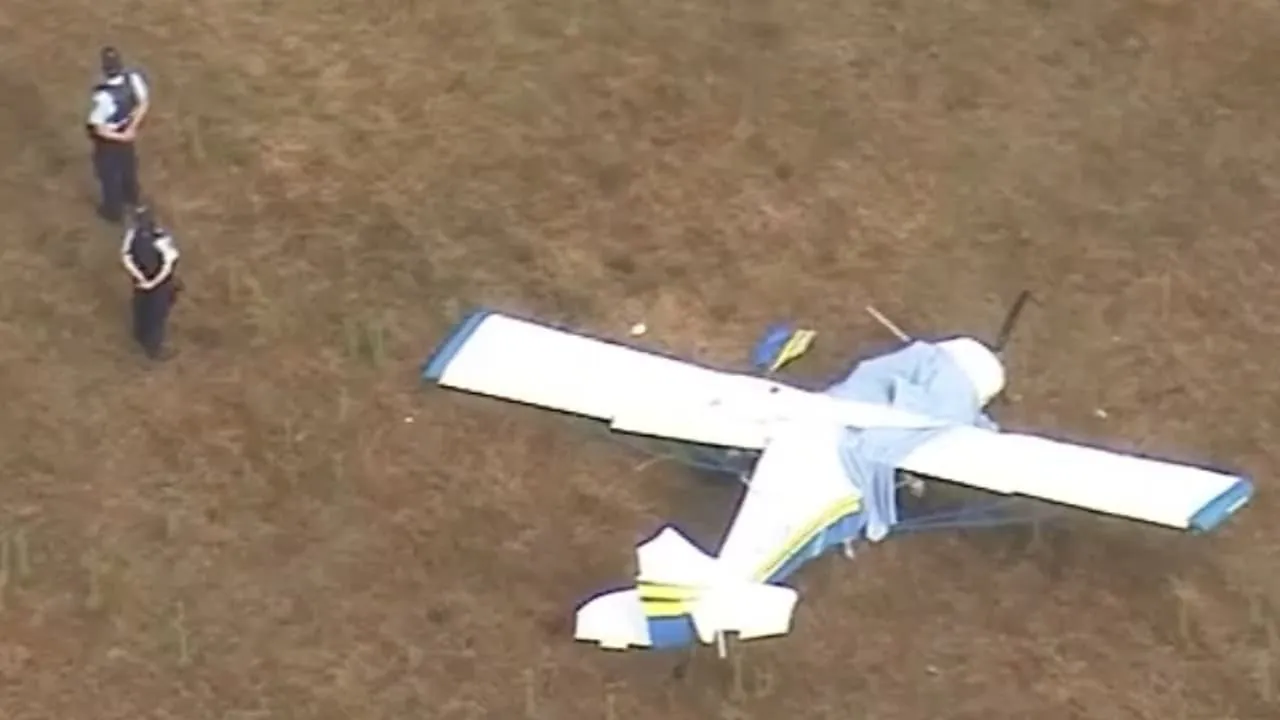 Deadly Plane Crash Kills Two Men Near Scone Aerodrome - Second Image